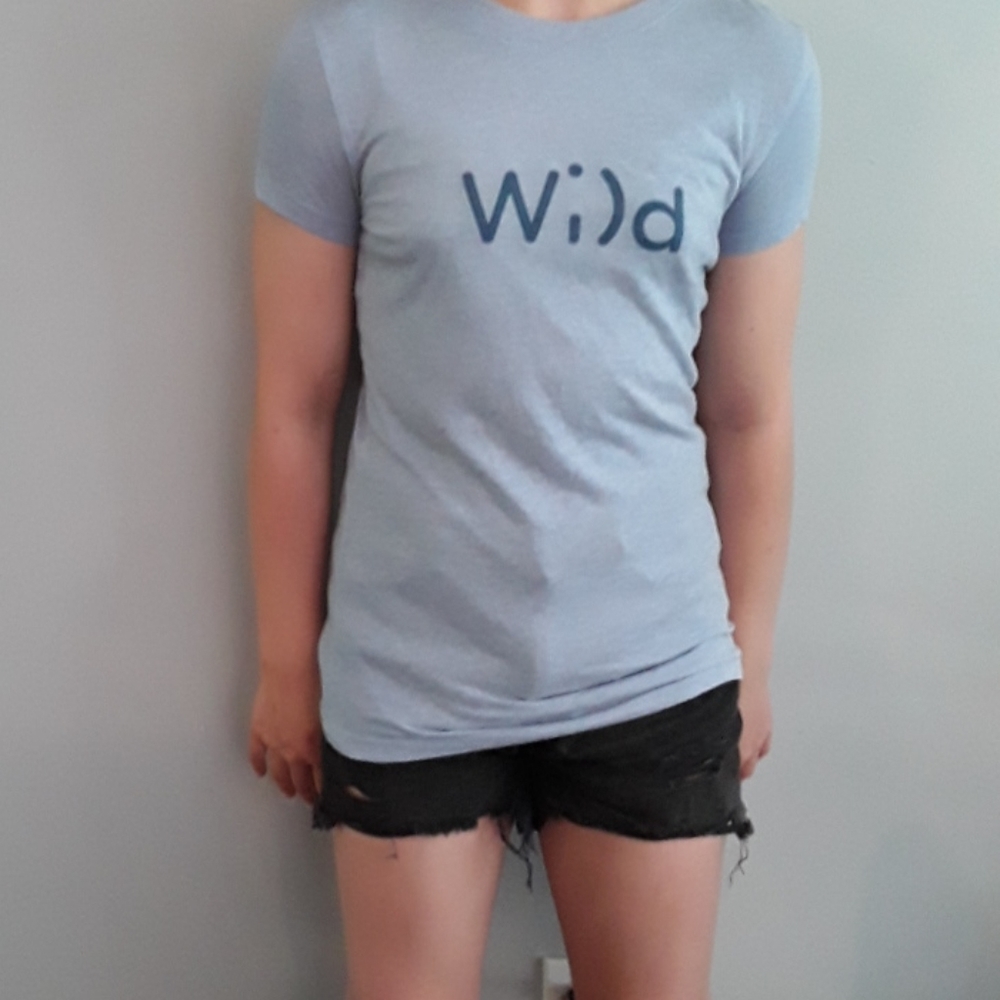 Women XS Blue Soft Wild Tee
